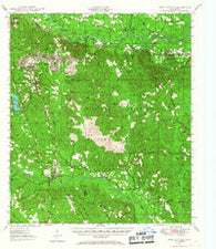 New Augusta Mississippi Historical topographic map, 1:62500 scale, 15 X 15 Minute, Year 1947