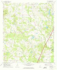 New Byram Mississippi Historical topographic map, 1:24000 scale, 7.5 X 7.5 Minute, Year 1971