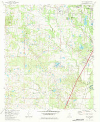 New Byram Mississippi Historical topographic map, 1:24000 scale, 7.5 X 7.5 Minute, Year 1980