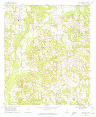 New Hebron Mississippi Historical topographic map, 1:24000 scale, 7.5 X 7.5 Minute, Year 1970