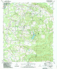 New Hope Mississippi Historical topographic map, 1:24000 scale, 7.5 X 7.5 Minute, Year 1987