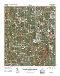 New Byram Mississippi Historical topographic map, 1:24000 scale, 7.5 X 7.5 Minute, Year 2012