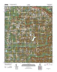 New Hope Mississippi Historical topographic map, 1:24000 scale, 7.5 X 7.5 Minute, Year 2012