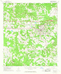 Newton Mississippi Historical topographic map, 1:24000 scale, 7.5 X 7.5 Minute, Year 1966