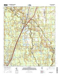 Nicholson Mississippi Current topographic map, 1:24000 scale, 7.5 X 7.5 Minute, Year 2015