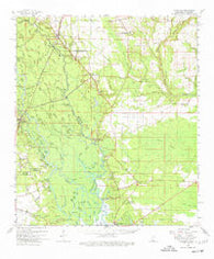 Nicholson Mississippi Historical topographic map, 1:62500 scale, 15 X 15 Minute, Year 1959