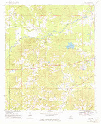 Nola Mississippi Historical topographic map, 1:24000 scale, 7.5 X 7.5 Minute, Year 1970