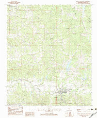 North Carrollton Mississippi Historical topographic map, 1:24000 scale, 7.5 X 7.5 Minute, Year 1983