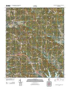 Northeast Pontotoc Mississippi Historical topographic map, 1:24000 scale, 7.5 X 7.5 Minute, Year 2012
