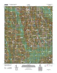 Noxapater Mississippi Historical topographic map, 1:24000 scale, 7.5 X 7.5 Minute, Year 2012
