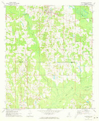 Noxapater Mississippi Historical topographic map, 1:24000 scale, 7.5 X 7.5 Minute, Year 1972