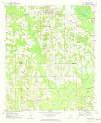 Noxapater Mississippi Historical topographic map, 1:24000 scale, 7.5 X 7.5 Minute, Year 1972