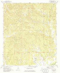 Oak Ridge Mississippi Historical topographic map, 1:24000 scale, 7.5 X 7.5 Minute, Year 1972