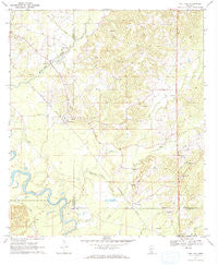 Oak Vale Mississippi Historical topographic map, 1:24000 scale, 7.5 X 7.5 Minute, Year 1970