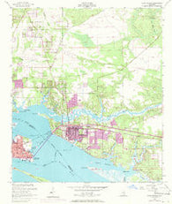 Ocean Springs Mississippi Historical topographic map, 1:24000 scale, 7.5 X 7.5 Minute, Year 1954