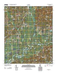Ofahoma Mississippi Historical topographic map, 1:24000 scale, 7.5 X 7.5 Minute, Year 2012