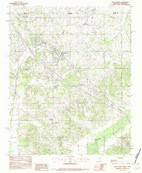 Olive Branch Mississippi Historical topographic map, 1:24000 scale, 7.5 X 7.5 Minute, Year 1982