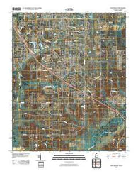 Olive Branch Mississippi Historical topographic map, 1:24000 scale, 7.5 X 7.5 Minute, Year 2010
