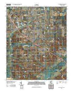 Olive Branch Mississippi Historical topographic map, 1:24000 scale, 7.5 X 7.5 Minute, Year 2010