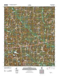 Oloh Mississippi Historical topographic map, 1:24000 scale, 7.5 X 7.5 Minute, Year 2012