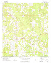 Oloh Mississippi Historical topographic map, 1:24000 scale, 7.5 X 7.5 Minute, Year 1974