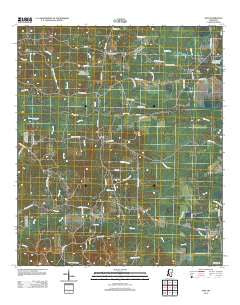 Oma Mississippi Historical topographic map, 1:24000 scale, 7.5 X 7.5 Minute, Year 2012