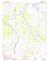 Onward Mississippi Historical topographic map, 1:24000 scale, 7.5 X 7.5 Minute, Year 1988