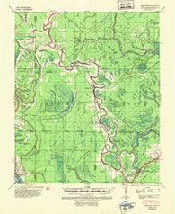 Onward Mississippi Historical topographic map, 1:62500 scale, 15 X 15 Minute, Year 1939