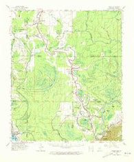 Onward Mississippi Historical topographic map, 1:62500 scale, 15 X 15 Minute, Year 1963