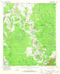 Onward Mississippi Historical topographic map, 1:62500 scale, 15 X 15 Minute, Year 1963