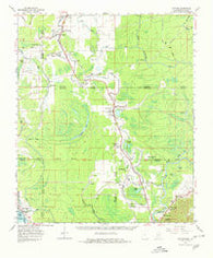 Onward Mississippi Historical topographic map, 1:62500 scale, 15 X 15 Minute, Year 1963