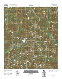 Orvisburg Mississippi Historical topographic map, 1:24000 scale, 7.5 X 7.5 Minute, Year 2012