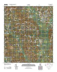 Ovett Mississippi Historical topographic map, 1:24000 scale, 7.5 X 7.5 Minute, Year 2012