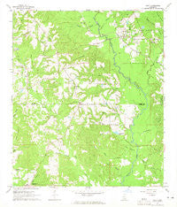 Ovett Mississippi Historical topographic map, 1:24000 scale, 7.5 X 7.5 Minute, Year 1964