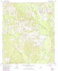 Ovett Mississippi Historical topographic map, 1:24000 scale, 7.5 X 7.5 Minute, Year 1964