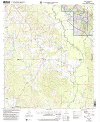 Ovett Mississippi Historical topographic map, 1:24000 scale, 7.5 X 7.5 Minute, Year 2000