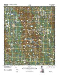 Ovett SE Mississippi Historical topographic map, 1:24000 scale, 7.5 X 7.5 Minute, Year 2012