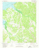 Oxford North Mississippi Historical topographic map, 1:24000 scale, 7.5 X 7.5 Minute, Year 1980
