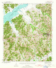 Oxford Mississippi Historical topographic map, 1:62500 scale, 15 X 15 Minute, Year 1940