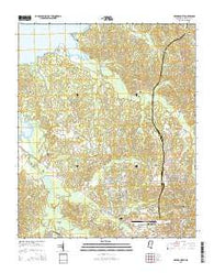 Oxford North Mississippi Current topographic map, 1:24000 scale, 7.5 X 7.5 Minute, Year 2015