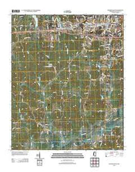 Oxford South Mississippi Historical topographic map, 1:24000 scale, 7.5 X 7.5 Minute, Year 2012