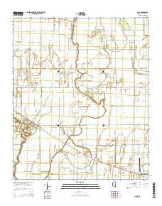 Pace Mississippi Current topographic map, 1:24000 scale, 7.5 X 7.5 Minute, Year 2015