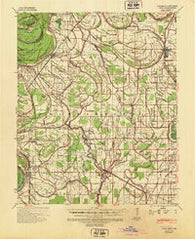 Pace Mississippi Historical topographic map, 1:62500 scale, 15 X 15 Minute, Year 1939