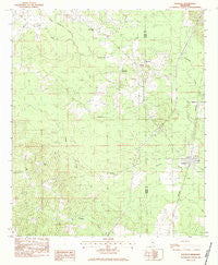 Pachuta Mississippi Historical topographic map, 1:24000 scale, 7.5 X 7.5 Minute, Year 1983