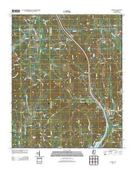 Paden Mississippi Historical topographic map, 1:24000 scale, 7.5 X 7.5 Minute, Year 2012