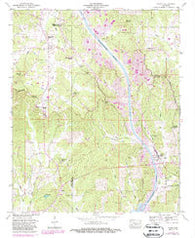 Paden Mississippi Historical topographic map, 1:24000 scale, 7.5 X 7.5 Minute, Year 1950