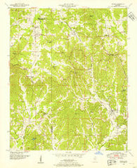 Paden Mississippi Historical topographic map, 1:24000 scale, 7.5 X 7.5 Minute, Year 1950