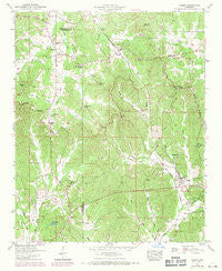 Paden Mississippi Historical topographic map, 1:24000 scale, 7.5 X 7.5 Minute, Year 1950
