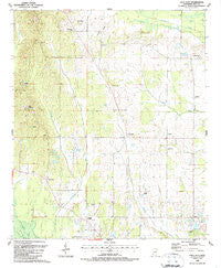 Palo Alto Mississippi Historical topographic map, 1:24000 scale, 7.5 X 7.5 Minute, Year 1987