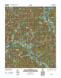 Paris Mississippi Historical topographic map, 1:24000 scale, 7.5 X 7.5 Minute, Year 2012